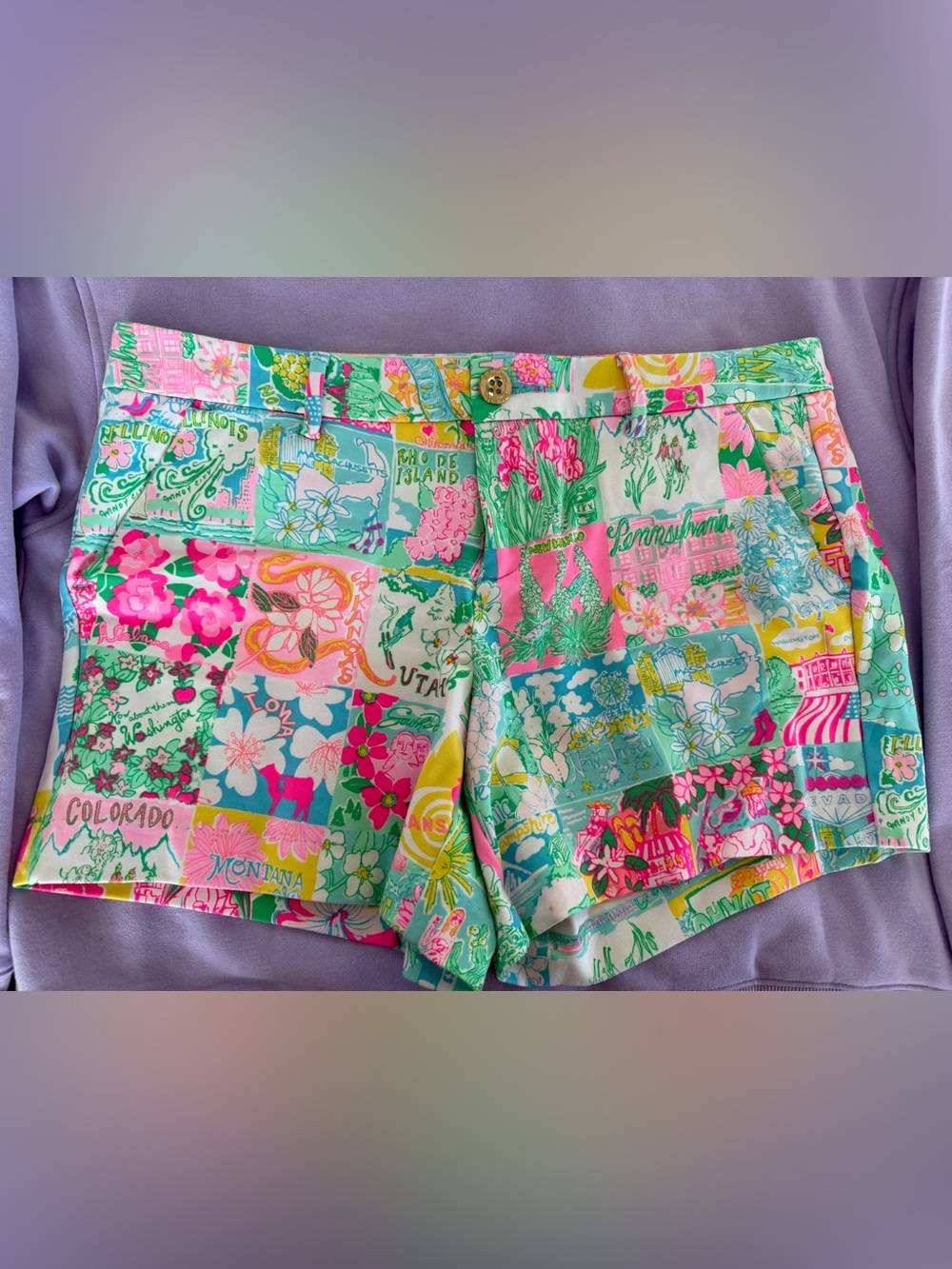 Lilly Pulitzer Callahan shorts size 10 State of Mind